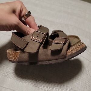 Birkenstock Brown Sandals Comfortable Cork Footbed
